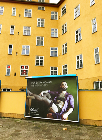 Advertising on the streets of Berlin 